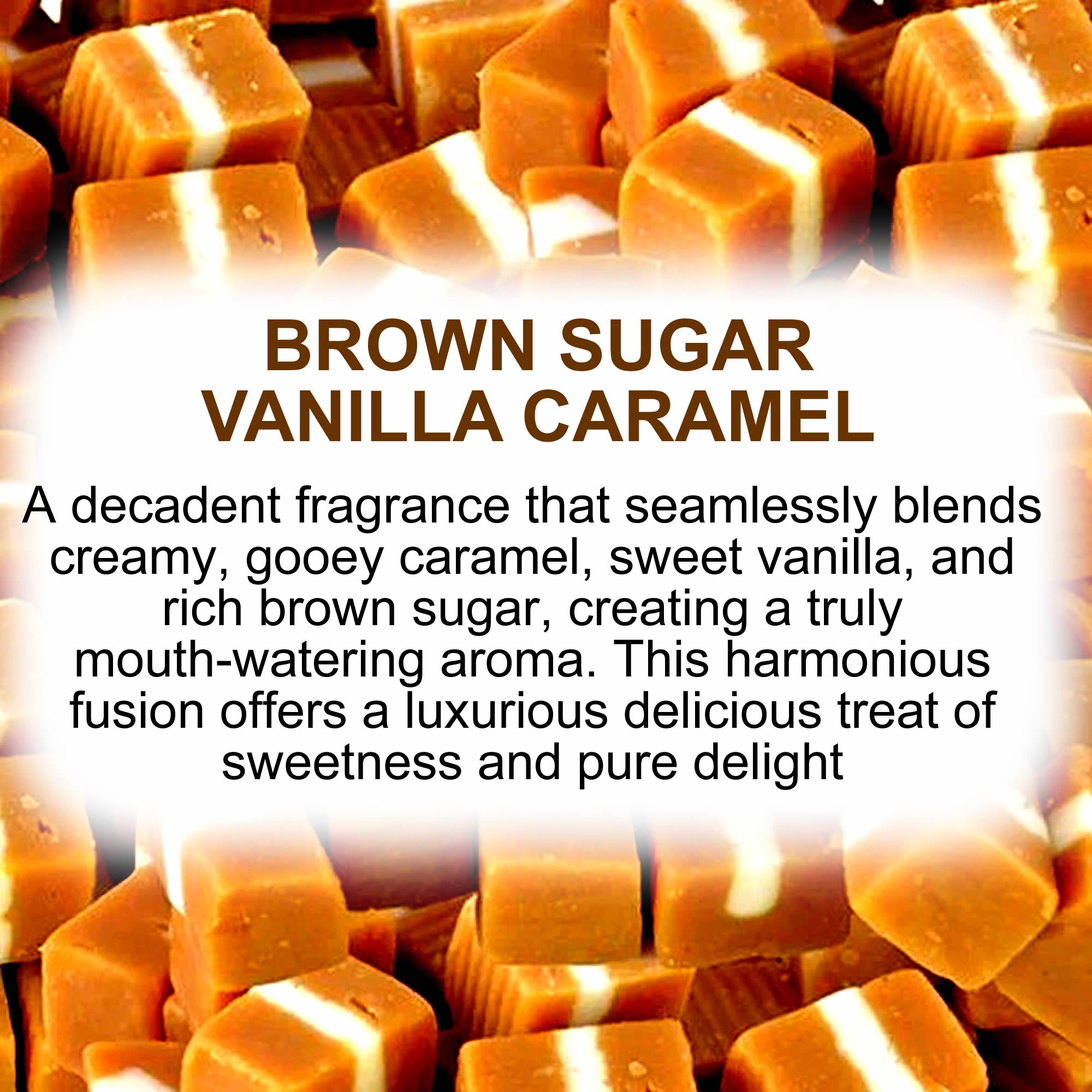 Brown Sugar Vanilla Caramel Body Massage Oil – vegan, cruelty-free rich caramel, brown sugar and vanilla dessert aroma, handmade in Australia.