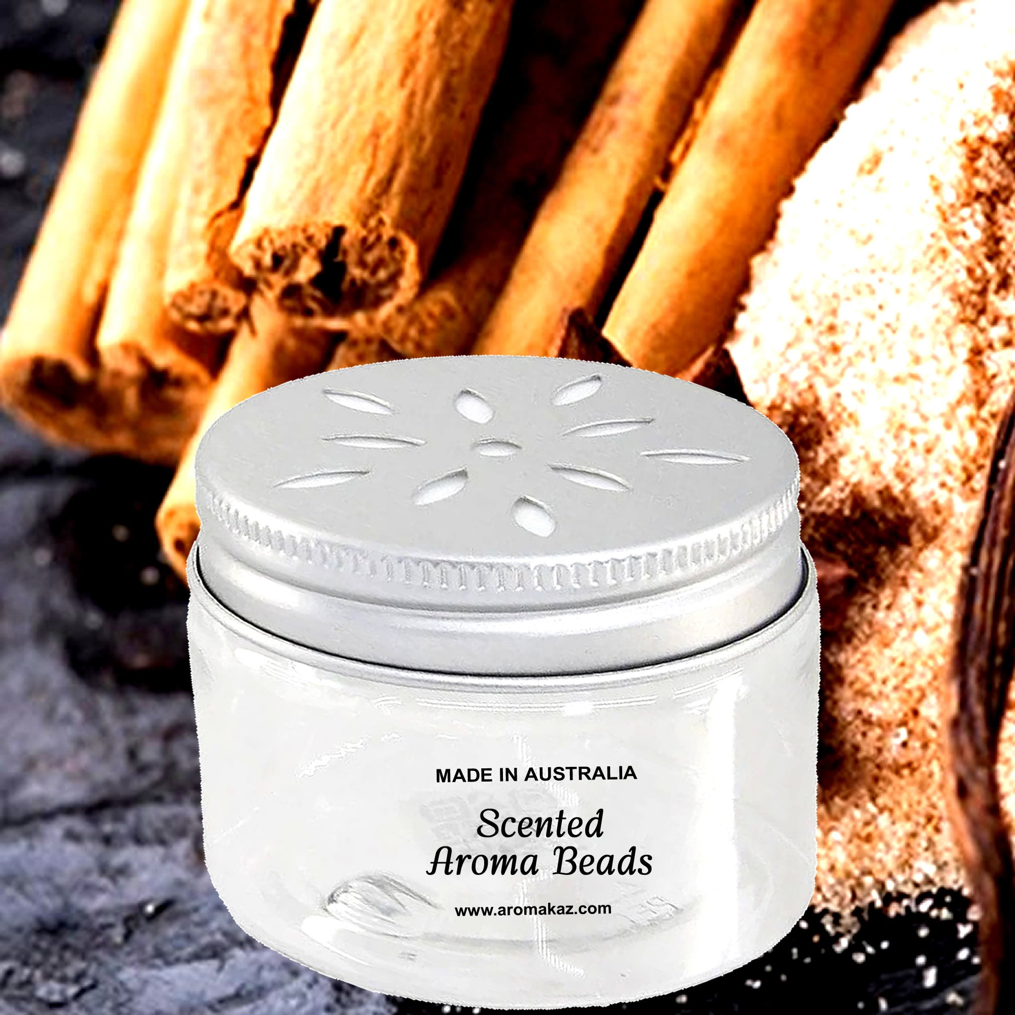 Brown Sugar Cinnamon Spice Air Freshener Aroma Beads - Room, Car, Pantry, Pet Areas, Linen