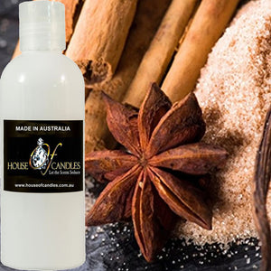 Brown Sugar Cinnamon Spice Scented Body Wash Shower Gel Skin Cleanser Liquid Soap
