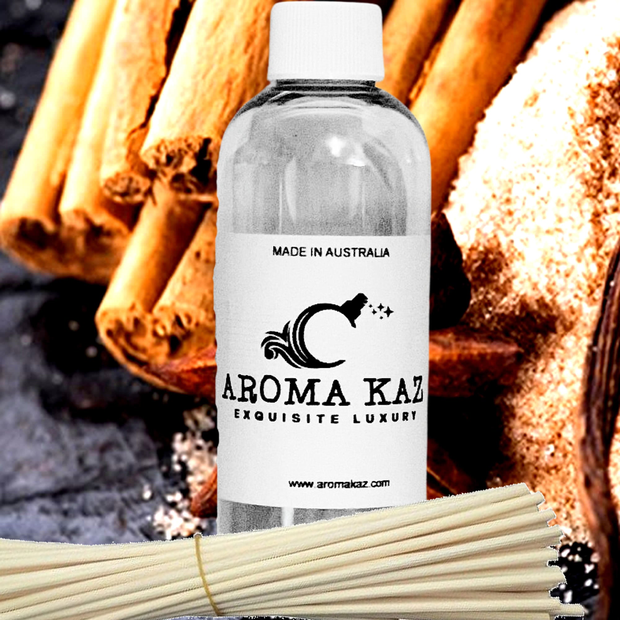 Brown Sugar Cinnamon Spice Diffuser Fragrance Oil with Reeds – Vegan Cruelty-Free Home Aroma