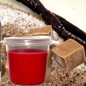 Brown Sugar Vanilla Caramel Eco Soy Shot Pot Candle Melts