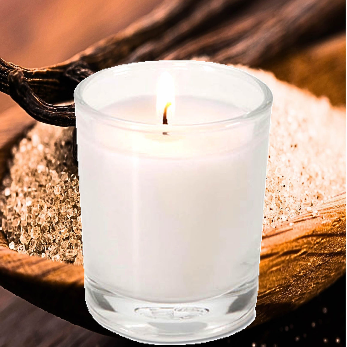 Brown Sugar Vanilla  Eco Soy Votive Candles – Clean Burn, Plant-Based, Vegan & Pet Safe