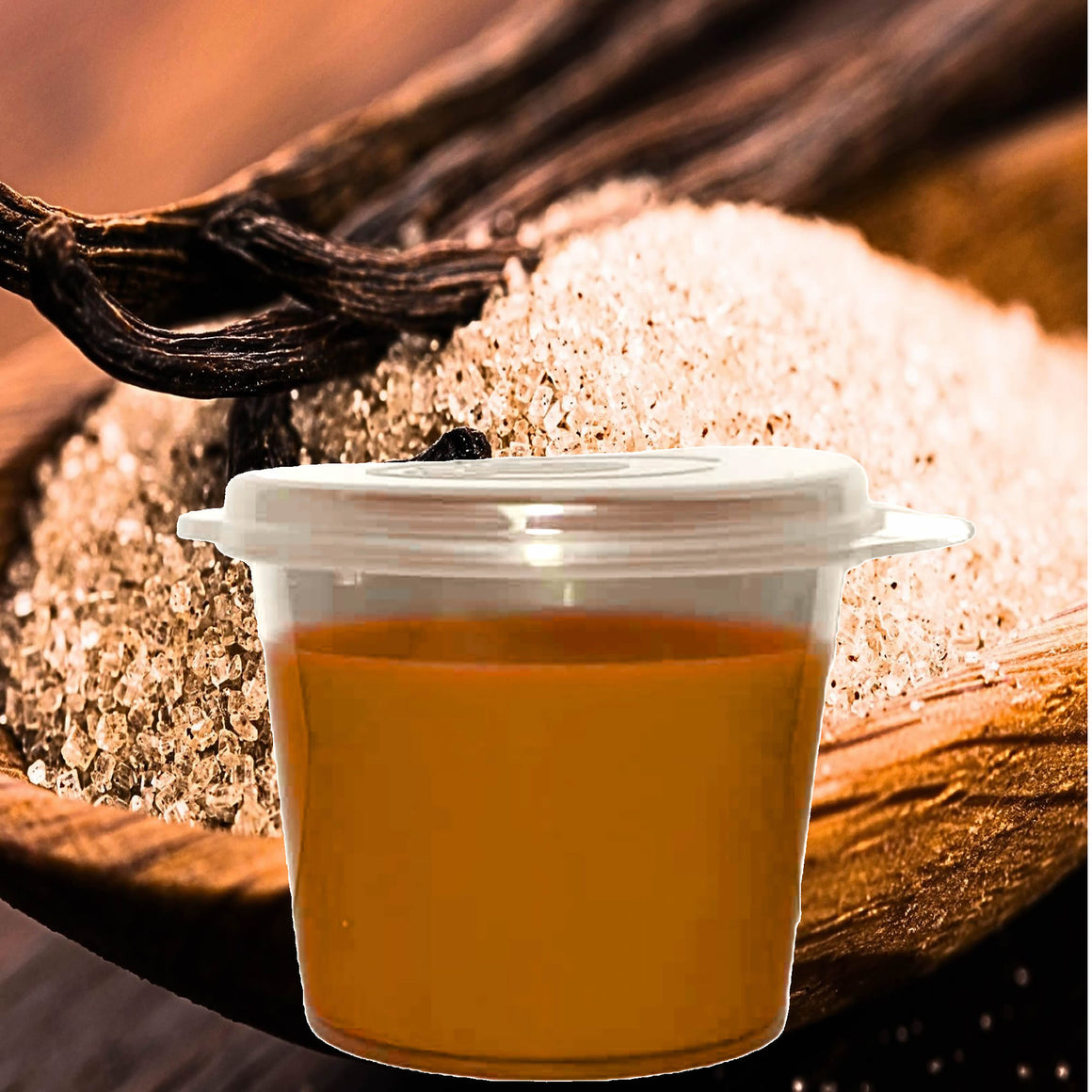 Brown Sugar Vanilla Soy Candle Melt Shot Pots – Plant-Based, Vegan, Cruelty-Free, Hand-Poured