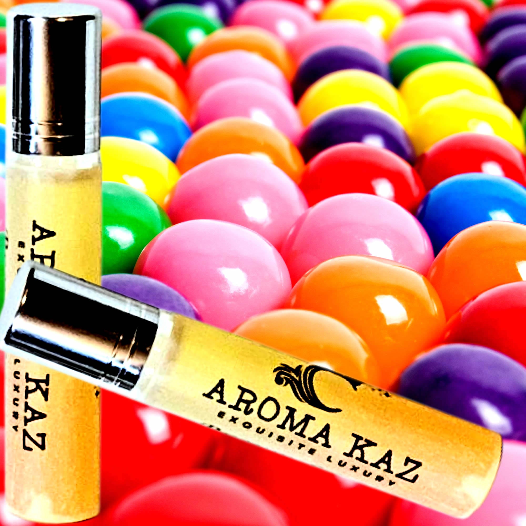 Bubblegum Fragrance Roll On – vegan, cruelty-free perfume roll on featuring sweet nostalgic bubblegum fragrance, handmade in Australia.