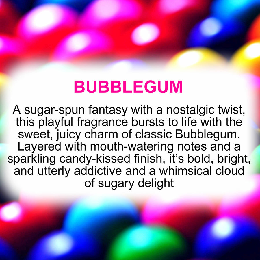 Bubblegum Pillar Candle – Plant-Based, Eco-Friendly, Vegan, Cruelty Free