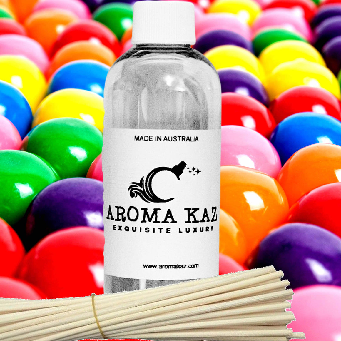 Bubblegum Diffuser Fragrance Oil with Reeds – Vegan Cruelty-Free Home Aroma