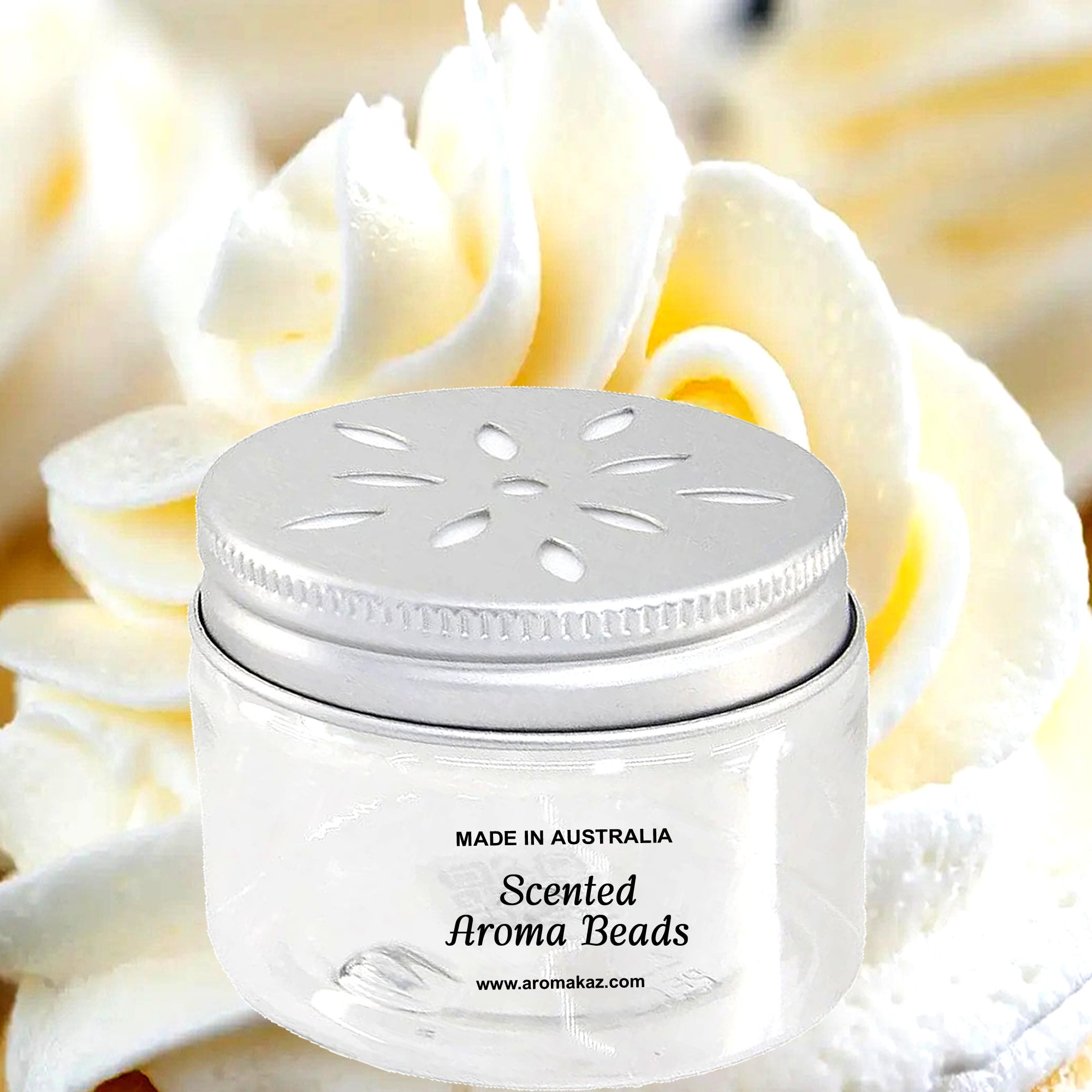 Buttercream Vanilla Air Freshener Aroma Beads - Room, Car, Pantry, Pet Areas, Linen