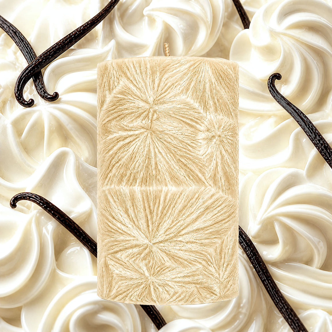 Buttercream Vanilla Pillar Candle