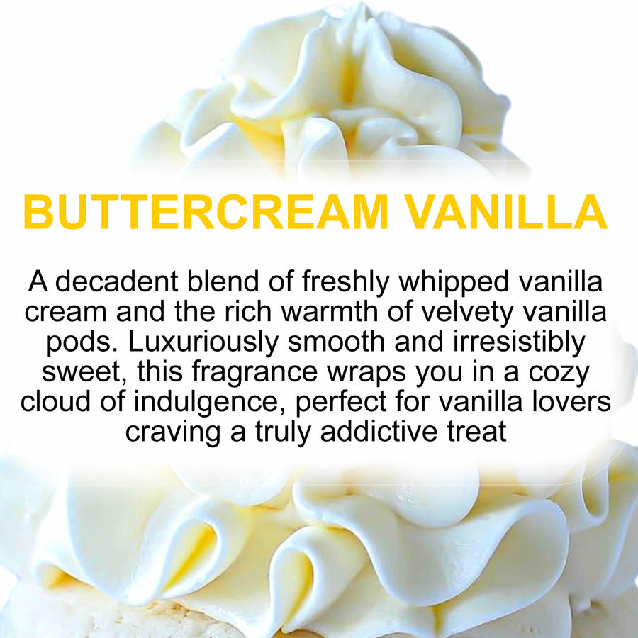 Buttercream Vanilla Fragrance Roll On – vegan, cruelty-free perfume roll on featuring creamy vanilla frosting aroma, handmade in Australia.