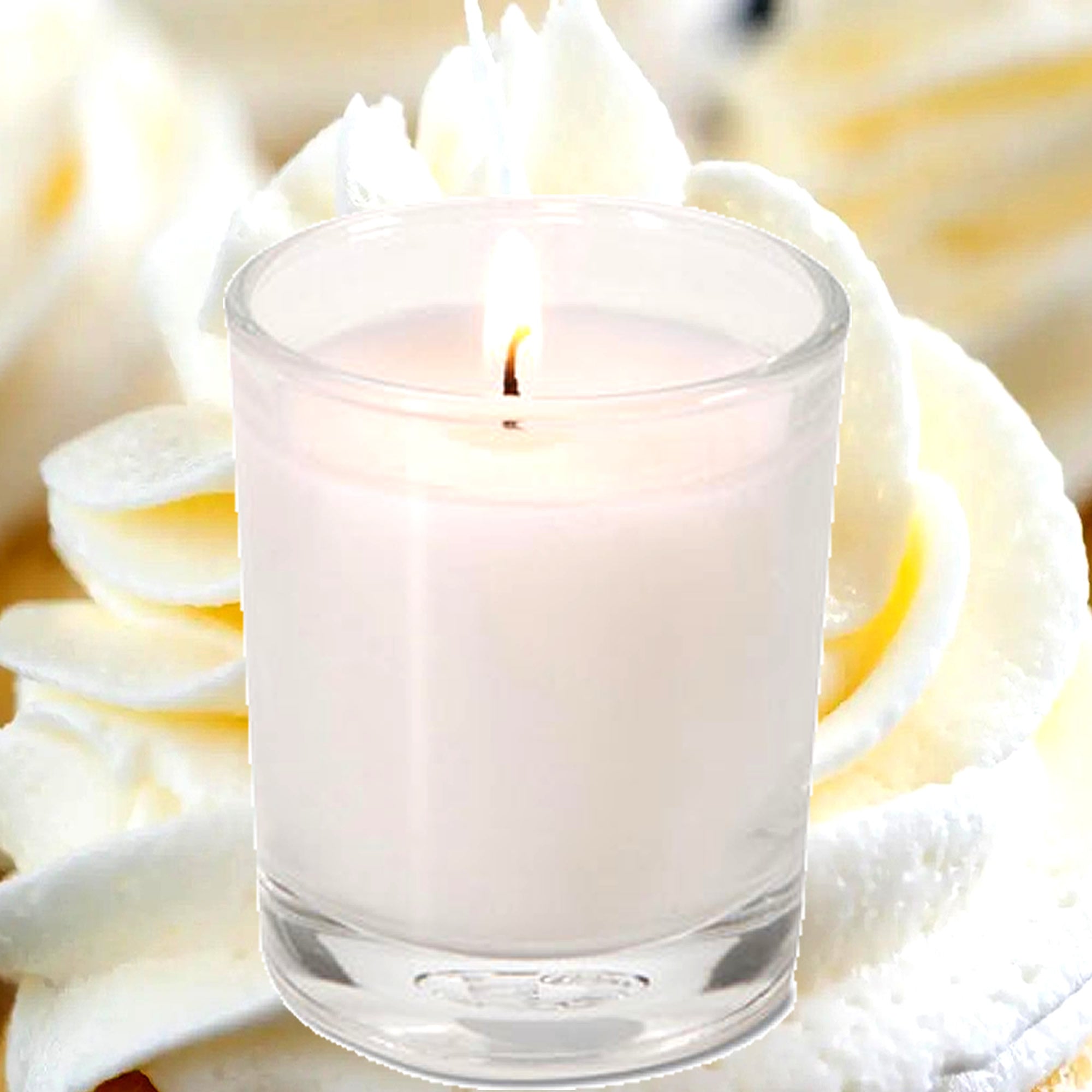 Buttercream Vanilla Eco Soy Votive Candles – Clean Burn, Plant-Based, Vegan & Pet Safe