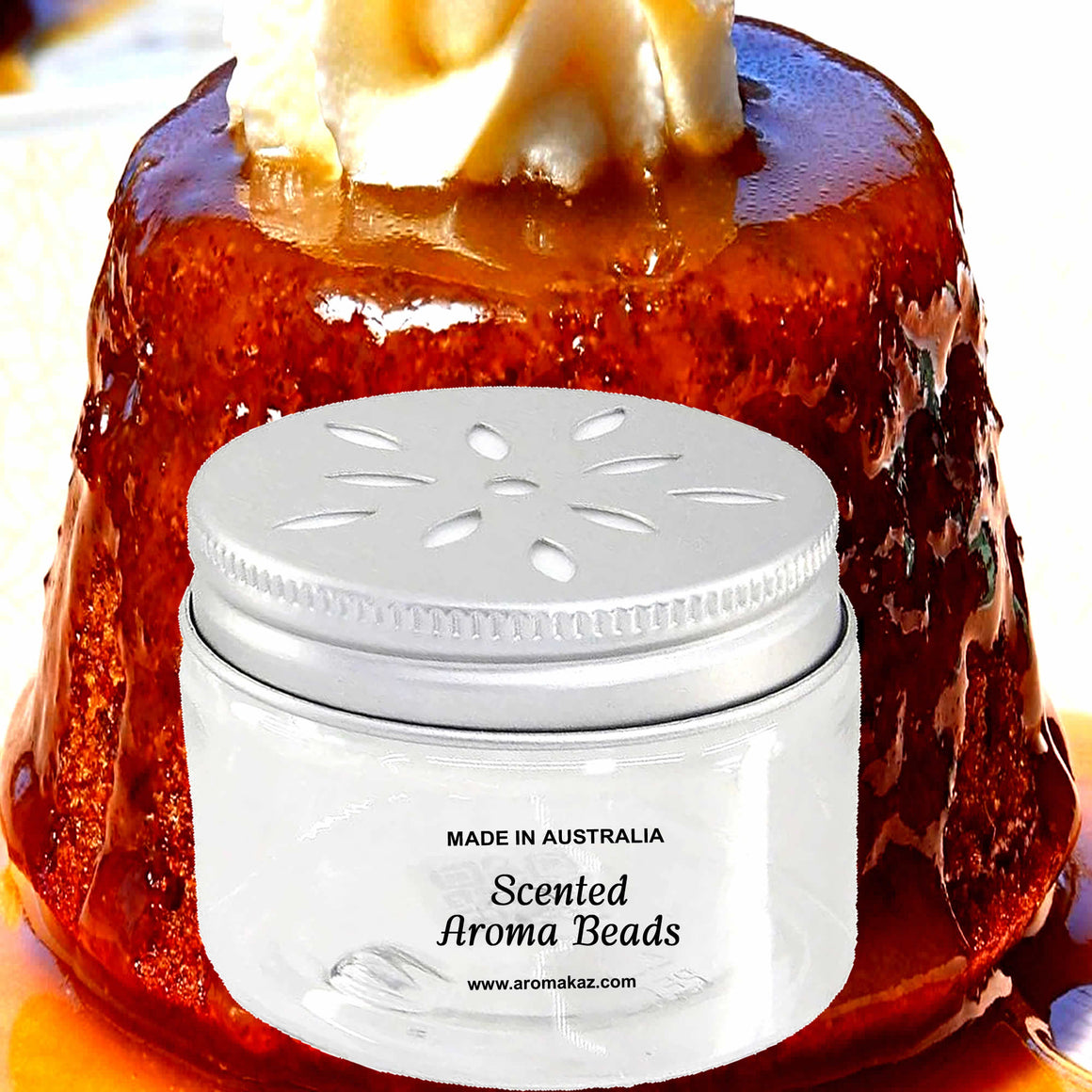 Butterscotch Pudding Air Freshener Aroma Beads - Room, Car, Pantry, Pet Areas, Linen