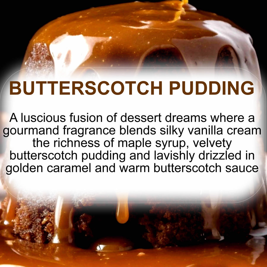 Butterscotch Pudding Diffuser Fragrance Oil with Reeds – Vegan Cruelty-Free Home Aroma