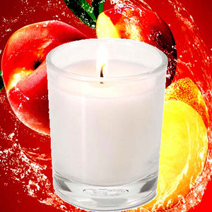 Juicy Peaches Eco Soy Votive Candles – Vegan, Cruelty-Free, Hand Poured and Made in Australia -  15+ Hour Fragrance Burn – Use in Votive Holders Only – Choose Colour & Pack Size