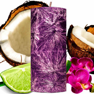 Coconut Lime Verbena Palm Wax Pillar Candle