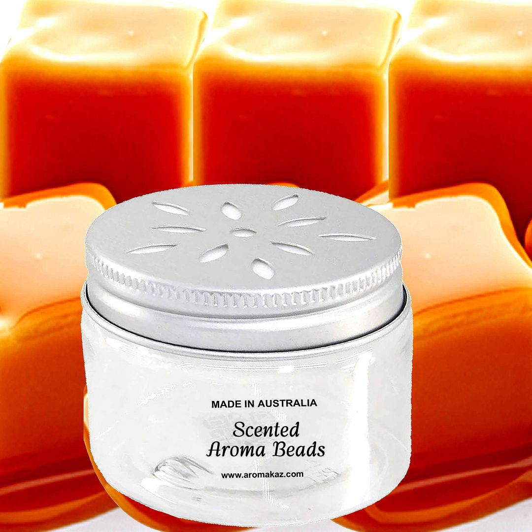 Creamy Caramel Scented Aroma Beads Room/Car Air Freshener