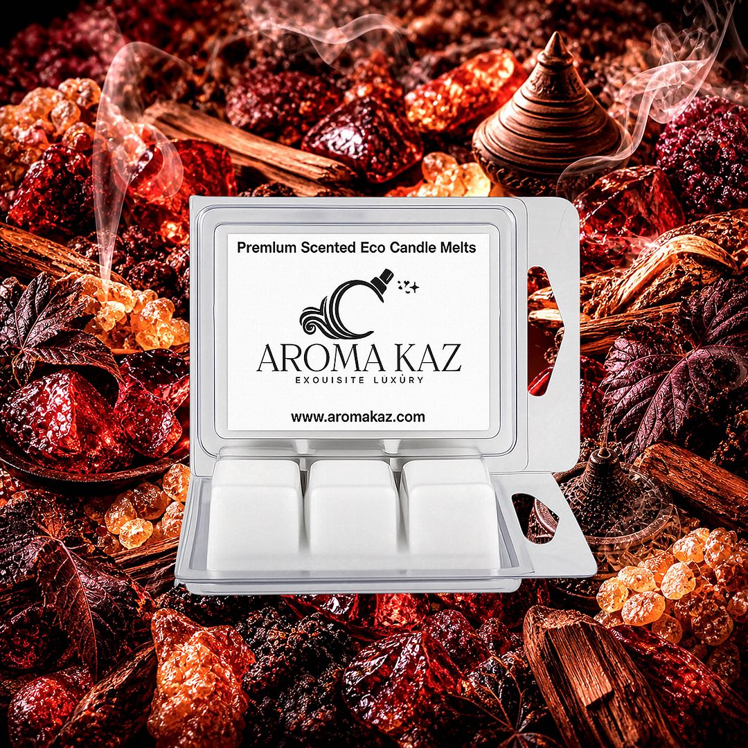Dragons Blood eco soy wax melts – vegan, cruelty-free featuring a bold resinous incense aroma, handmade in Australia.
