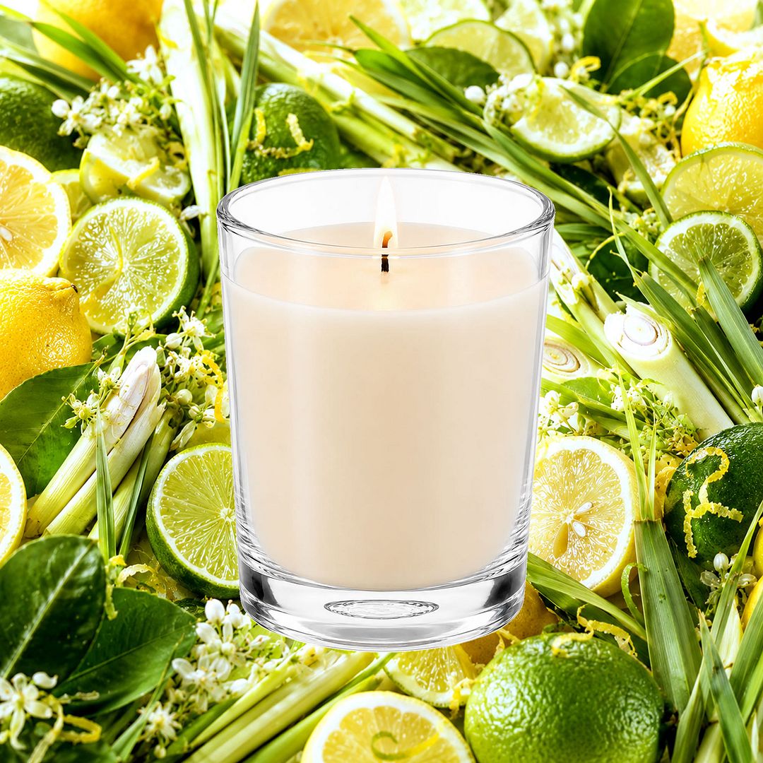 Lemongrass & Limes Scented Votive Candles eco soy plant based – vegan, cruelty-free featuring zesty lime and citrus lemongrass, handmade in Australia.