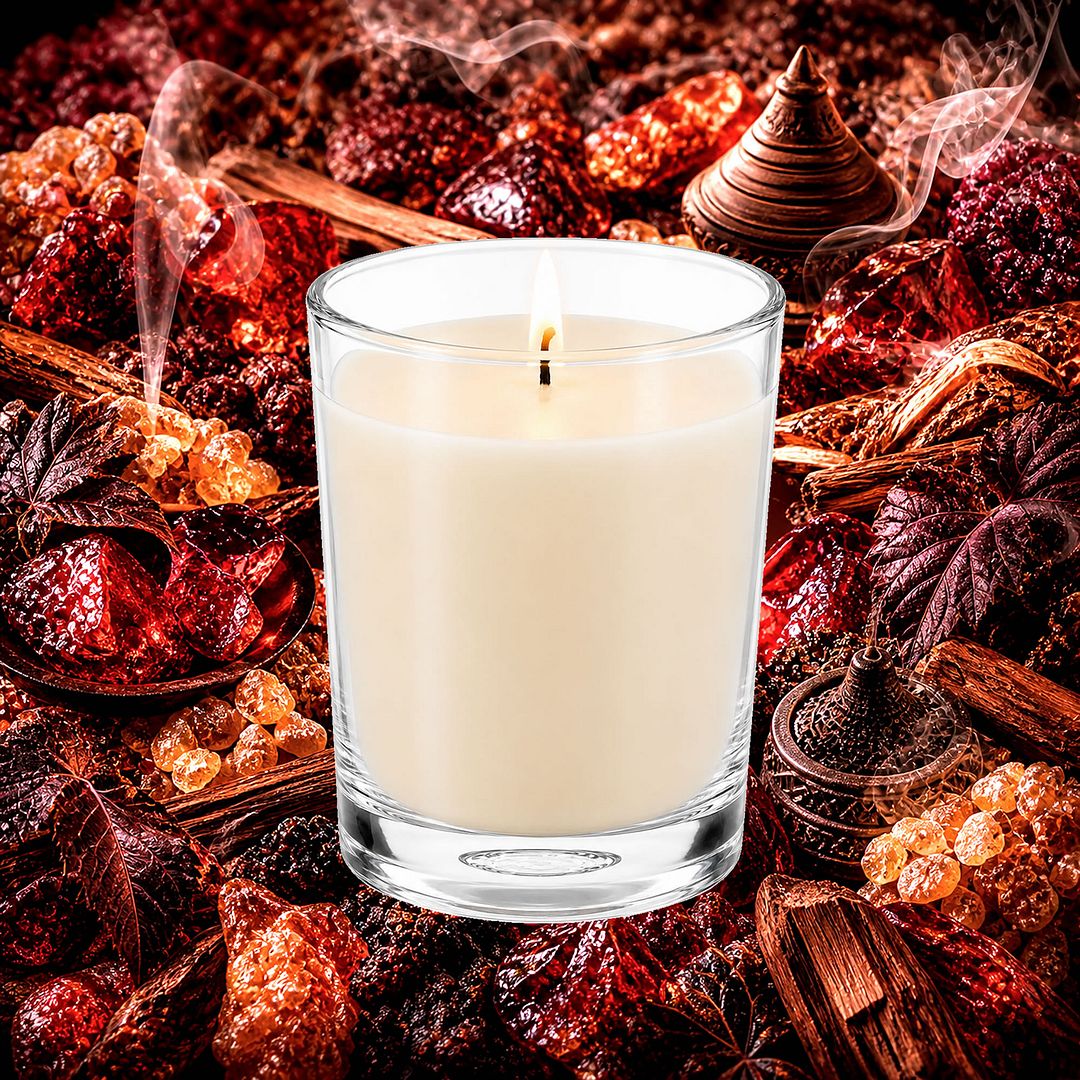 Dragons Blood Scented Votive Candles eco soy plant based – vegan, cruelty-free featuring a bold resinous incense aroma, handmade in Australia.