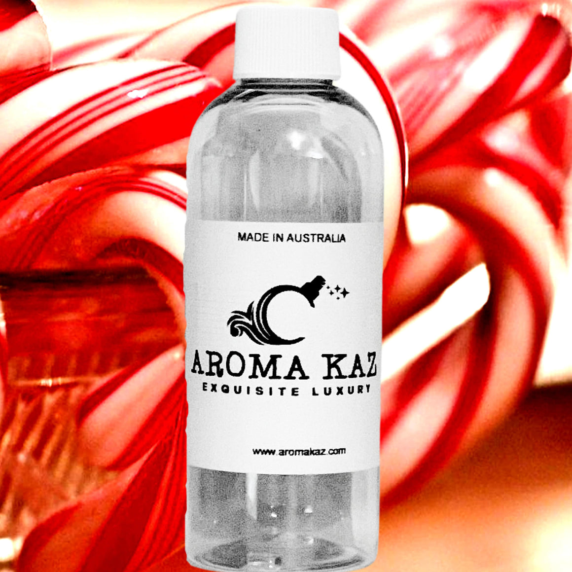 Candy Cane fragrance oil for candle making, soap making and perfume blending – vegan, cruelty-free featuring refreshing peppermint candy aroma, handmade in Australia.