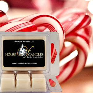 Candy Cane Eco Soy Candle Wax Melts Clam Packs