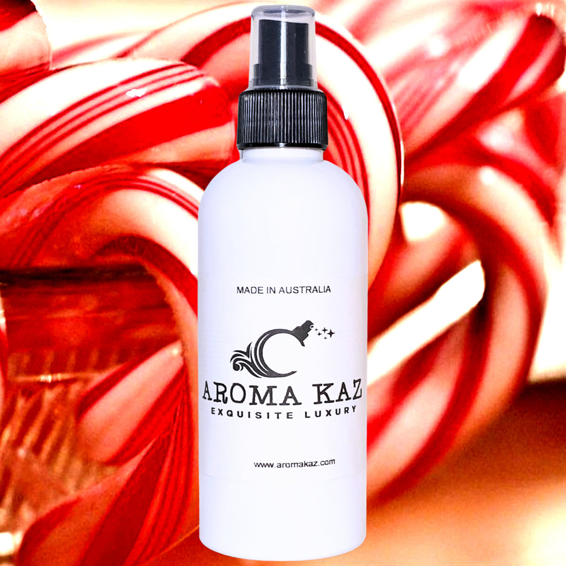Candy Cane Car Air Freshener Spray – Plant-Based, Vegan, Cruelty-Free & Pet Safe
