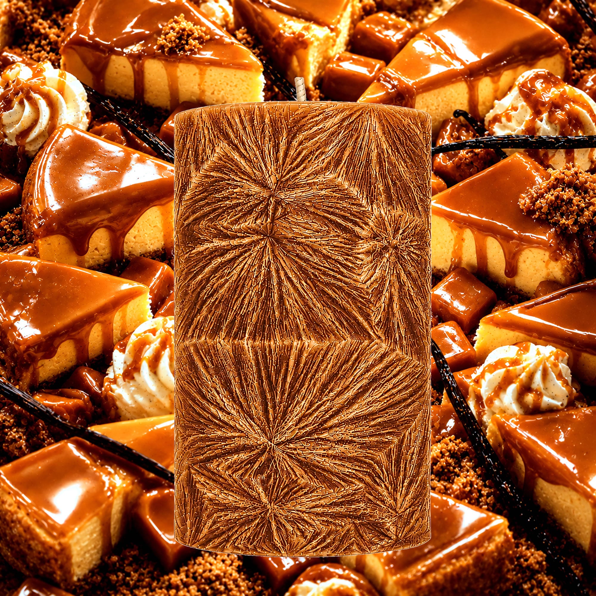 Caramel Cheesecake Pillar Candle