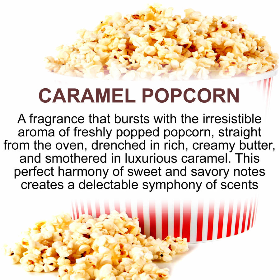 Caramel Popcorn Body Spray Mist – vegan, cruelty-free body spray featuring buttery caramel popcorn aroma, handmade in Australia.