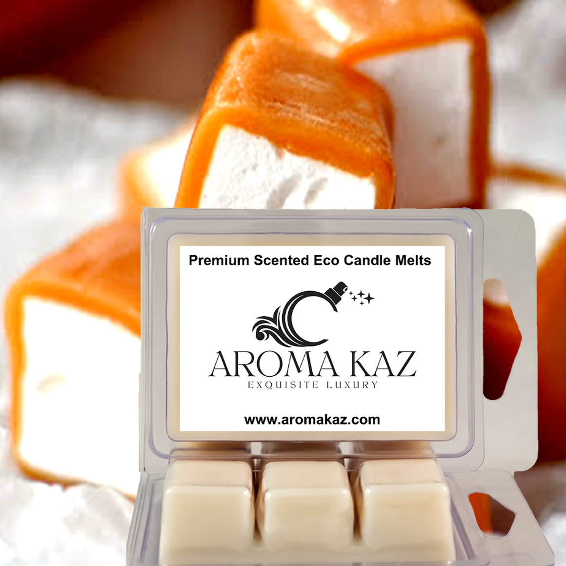 Caramel Cheesecake Soy Wax Melts – Hand-Poured, Plant-Based & Vegan