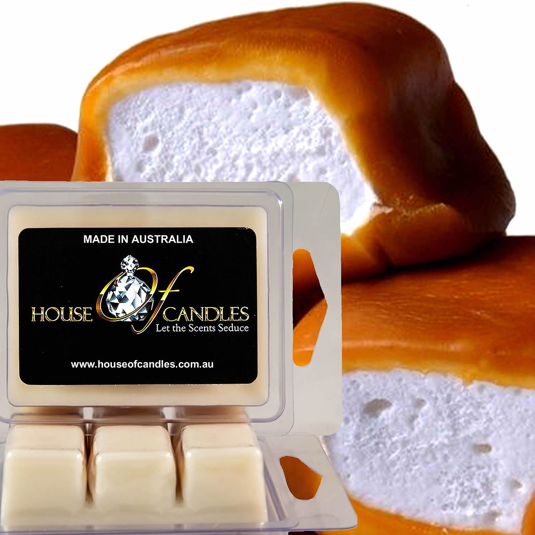 Caramel Marshmallows Eco Soy Candle Wax Melts Clam Packs