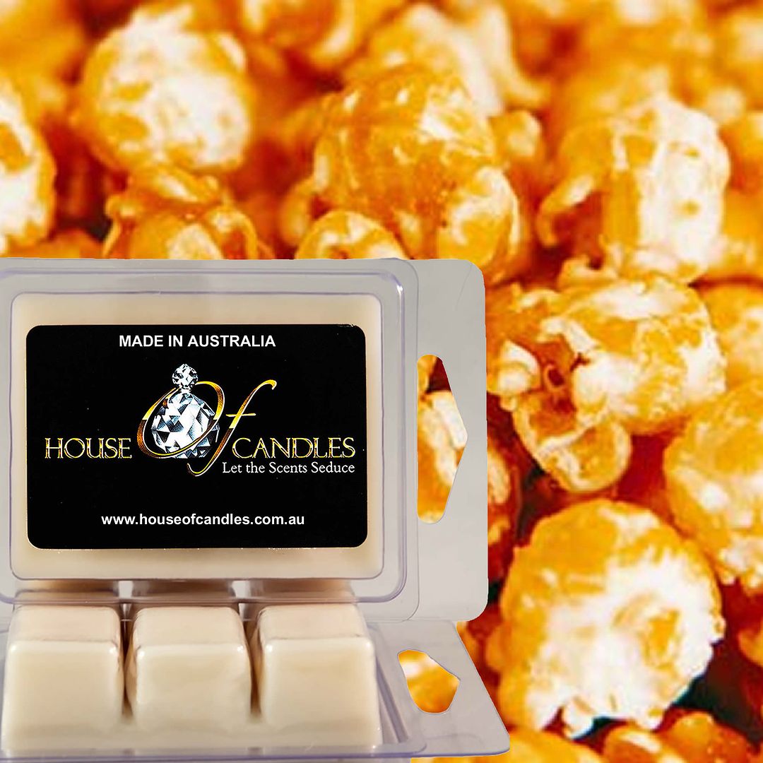 Caramel Popcorn Eco Soy Candle Wax Melts Clam Packs
