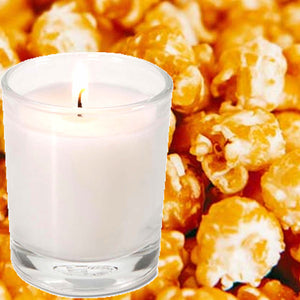 Caramel Popcorn Scented Eco Soy Votive Candles Hand Poured