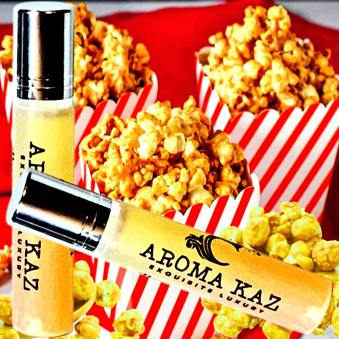 Caramel Popcorn Roll-On Perfume Plant-Based Vegan Cruelty Free