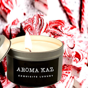 Marshmallow Mint Scented Eco Soy Tin Candles Hand Poured