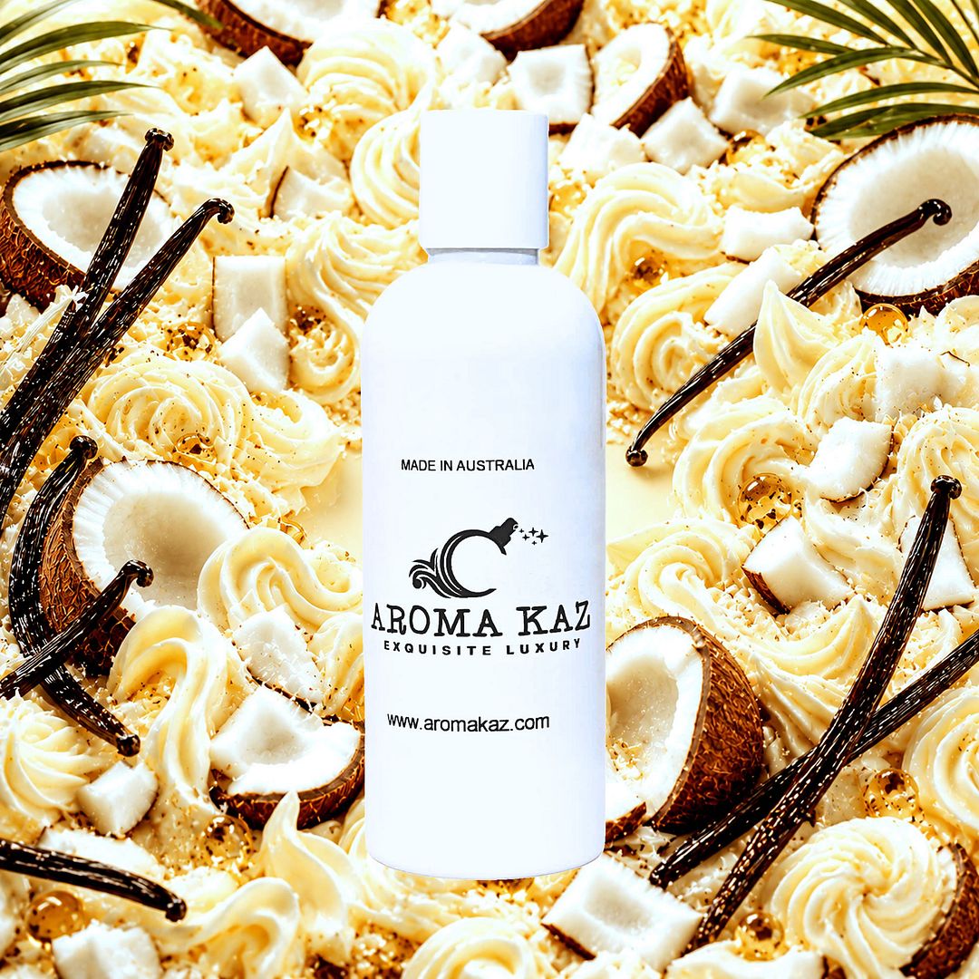Creamy Tahitian Vanilla Body Massage Oil – vegan, cruelty-free, plant-based hydrating oil with exotic creamy Tahitian vanilla, handmade in Australia.