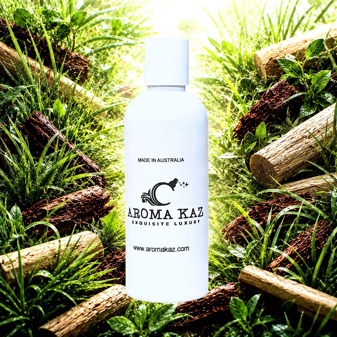 Sandalwood & Citronella Body Wash Shower Gel – vegan, cruelty-free featuring warm sandalwood and crisp citronella notes, handmade in Australia.