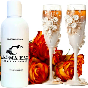 Champagne Roses Scented Bath Body Massage Oil