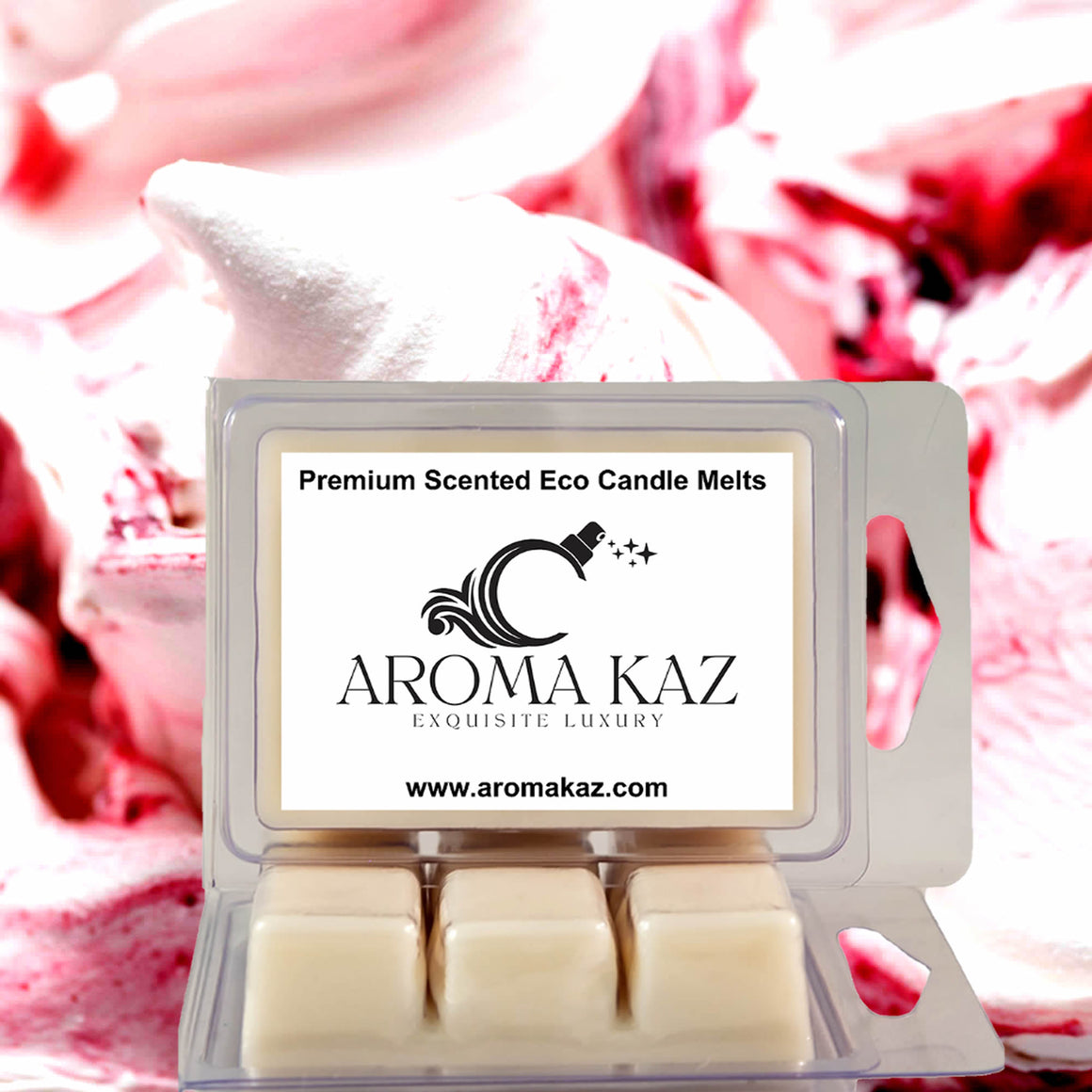 Cherry Vanilla eco soy wax melts – vegan, cruelty-free featuring fruity cherry and creamy vanilla fragrance, handmade in Australia.