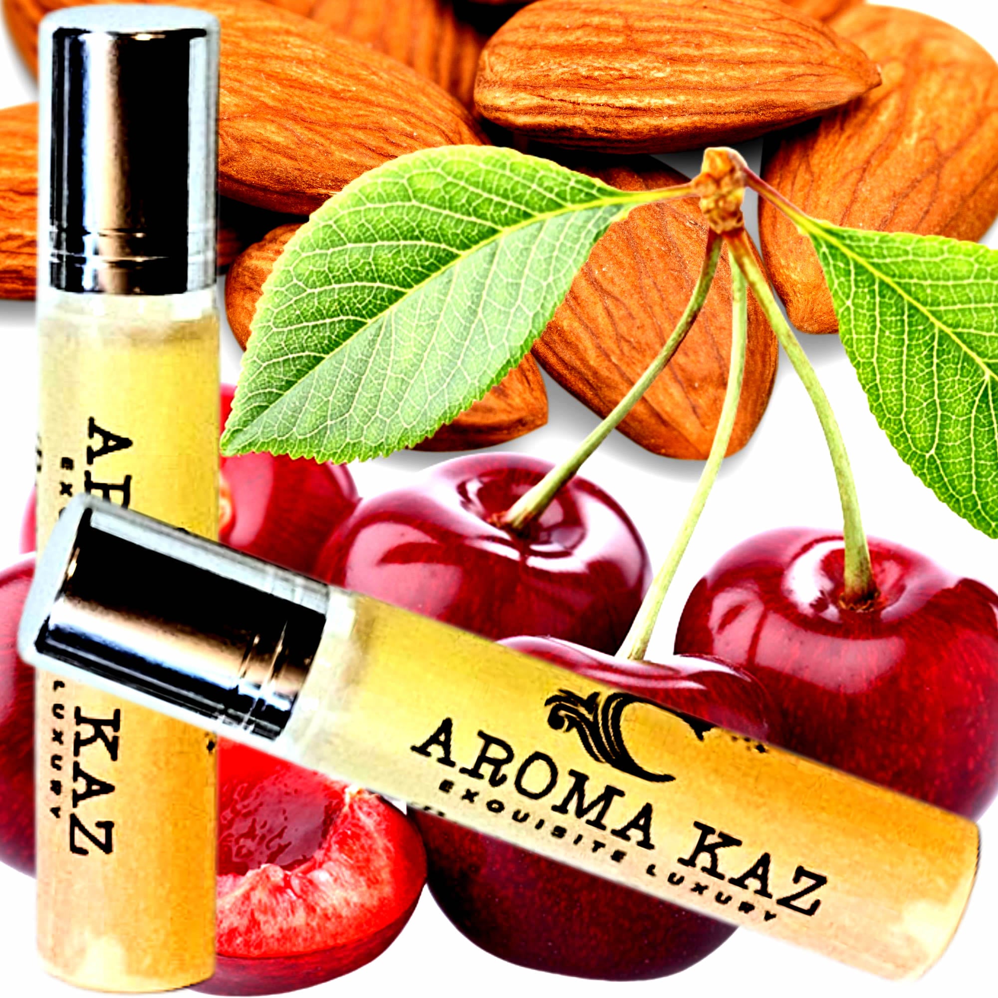 Cherry Almond Roll-On Perfume Plant-Based Vegan Cruelty Free
