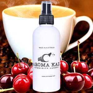 Cherry Coffee Body Spray Mist - Vegan, Cruelty-Free, Alcohol-Free Perfume