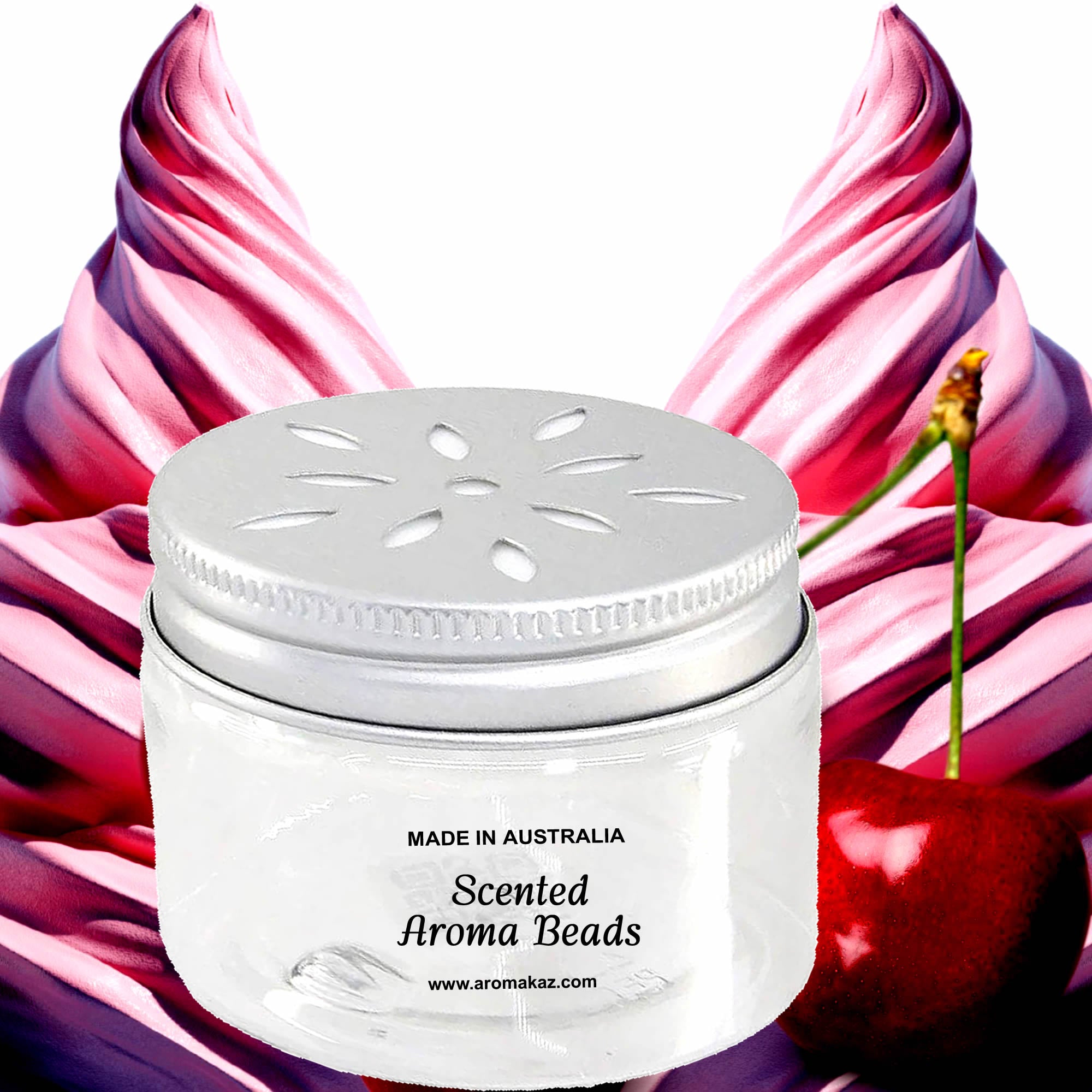 Cherry Musk Vanilla Air Freshener Aroma Beads - Room, Car, Pantry, Pet Areas, Linen