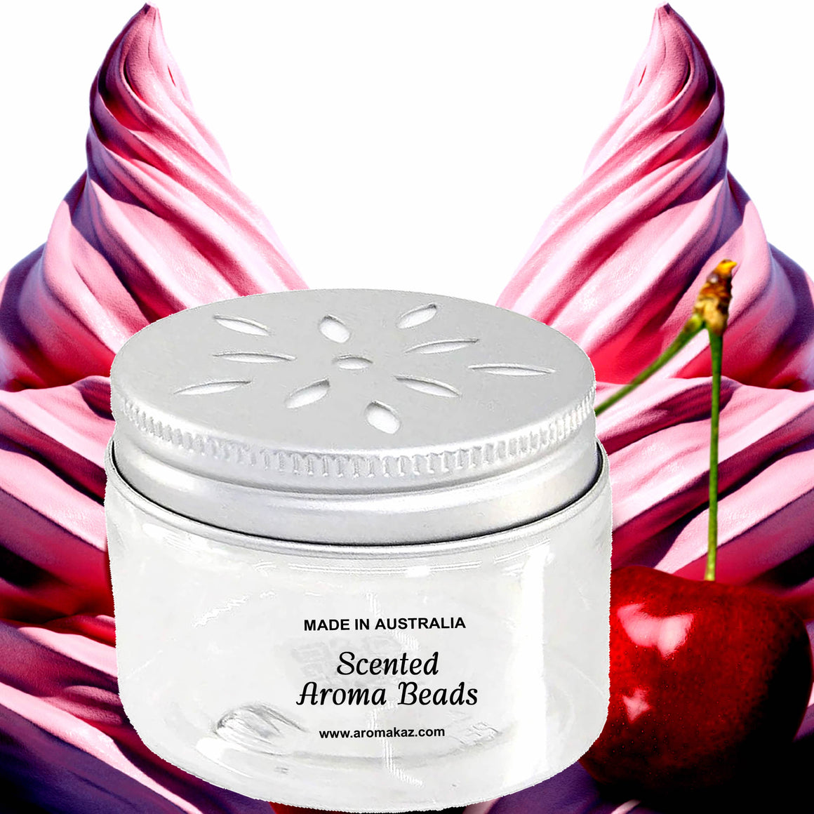 Cherry Musk Vanilla Air Freshener Aroma Beads - Room, Car, Pantry, Pet Areas, Linen