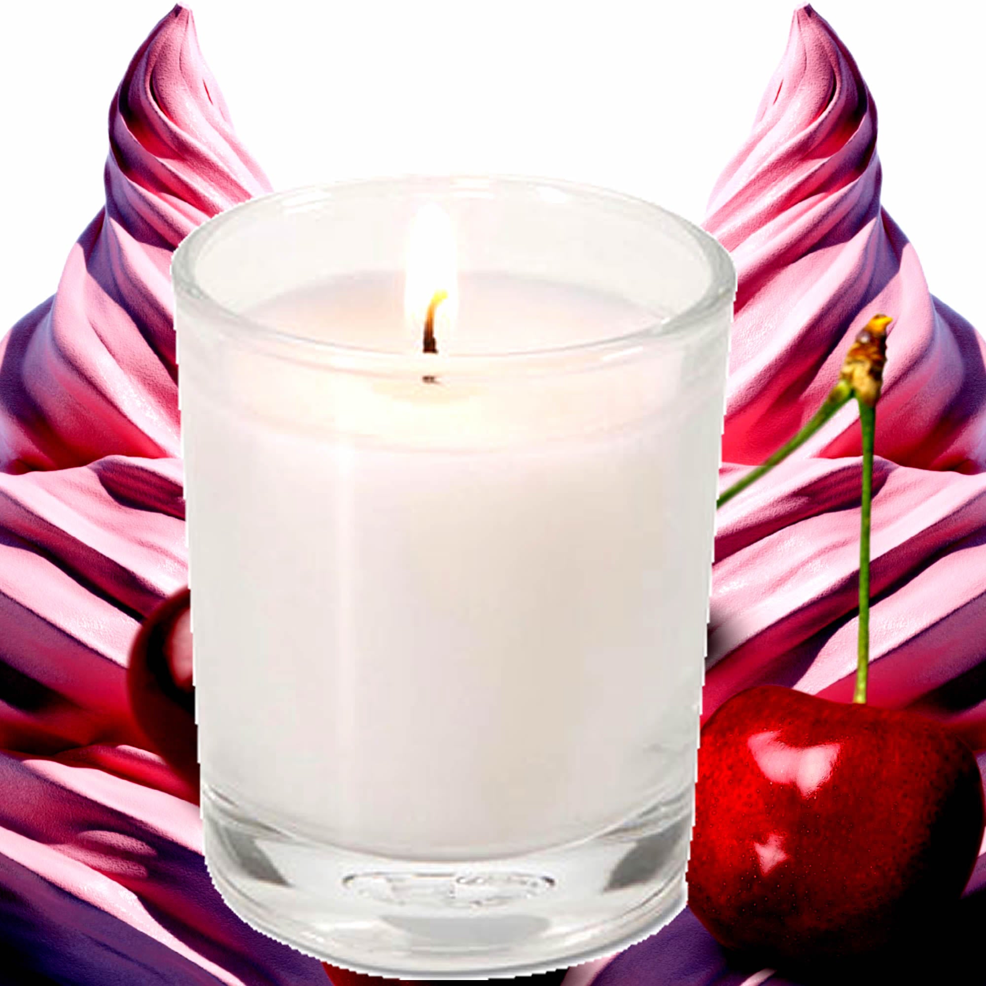 Cherry Musk Vanilla Eco Soy Votive Candles – Clean Burn, Plant-Based, Vegan & Pet Safe