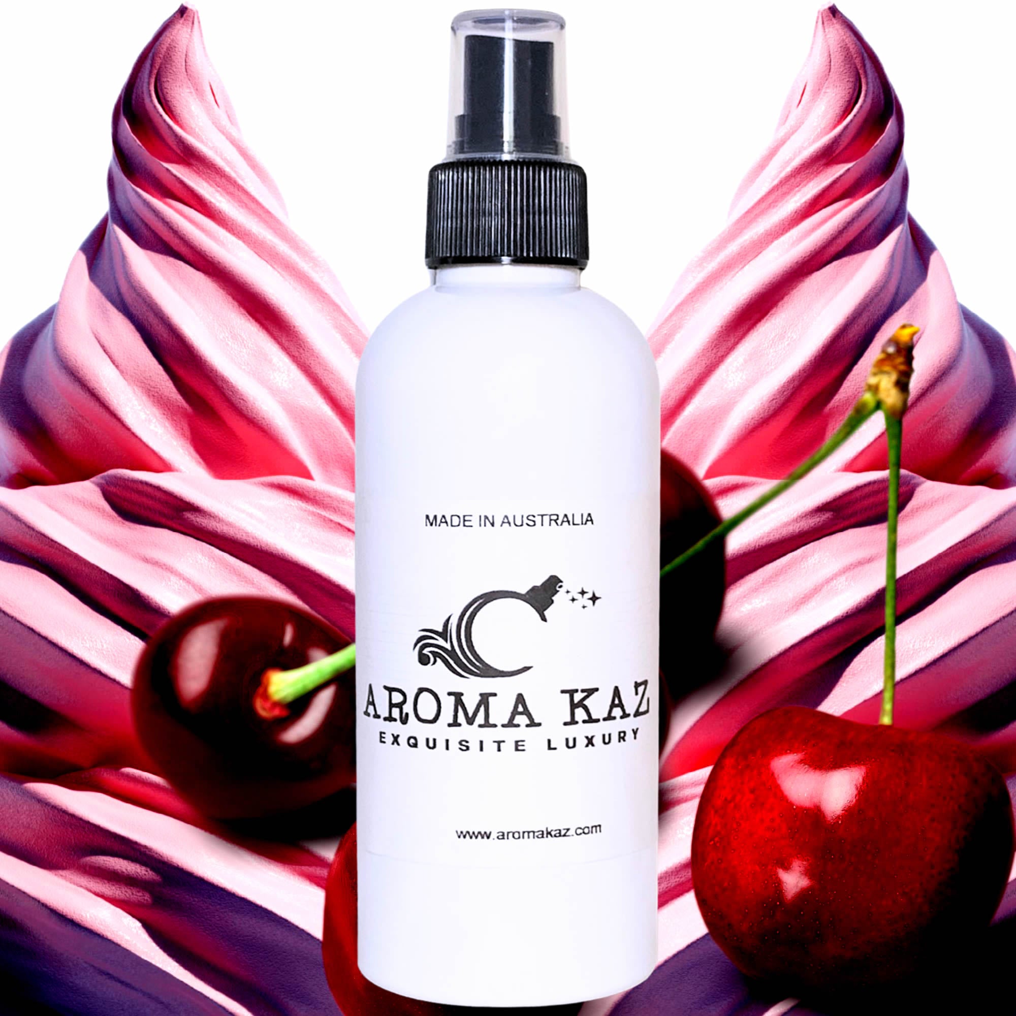 Cherry Musk Vanilla Car Air Freshener Spray – Plant-Based, Vegan, Cruelty-Free & Pet Safe