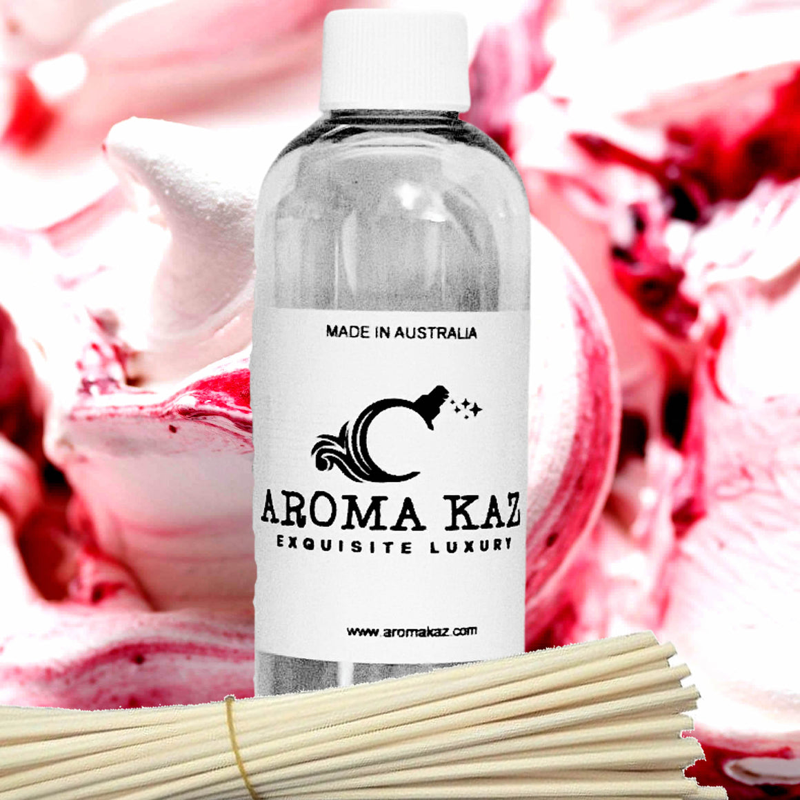 Cherry Vanilla Diffuser Fragrance Oil with Reeds – Vegan Cruelty-Free Home Aroma