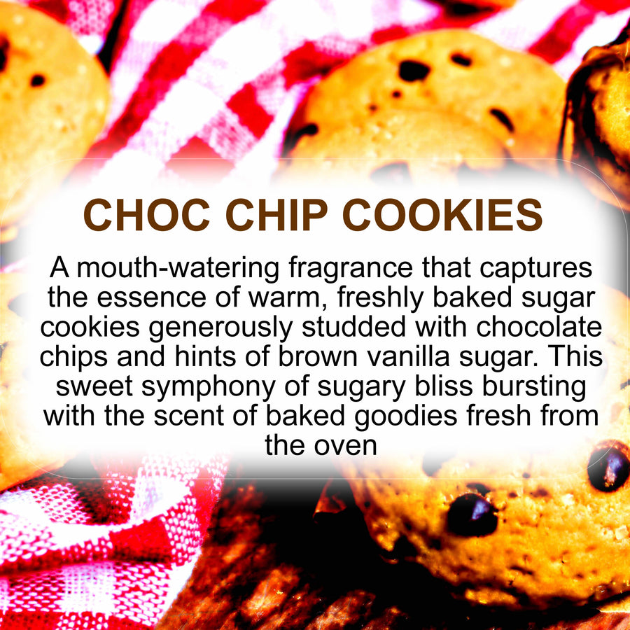 Choc Chip Cookies Body Massage Oil – vegan, cruelty-free warm baked chocolate chip cookie aroma, handmade in Australia.