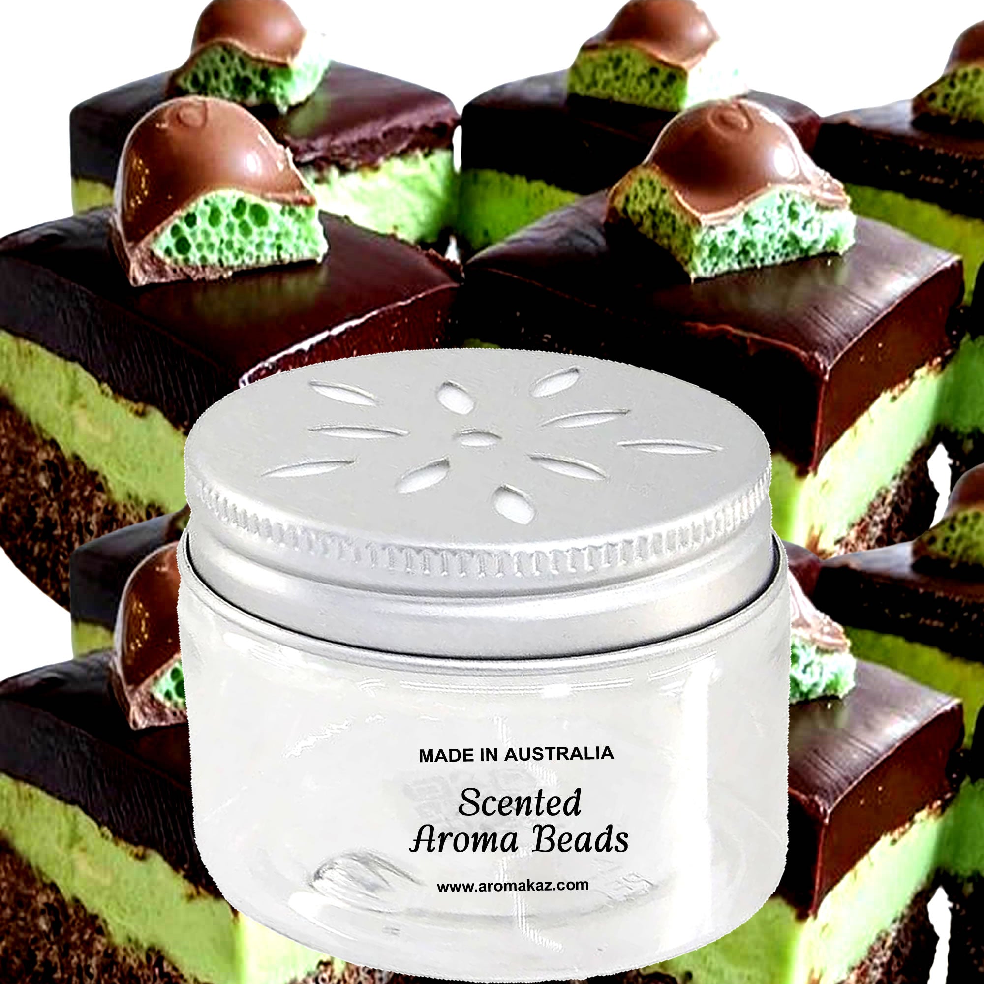 Choc Mint Cheesecake Air Freshener Aroma Beads - Room, Car, Pantry, Pet Areas, Linen
