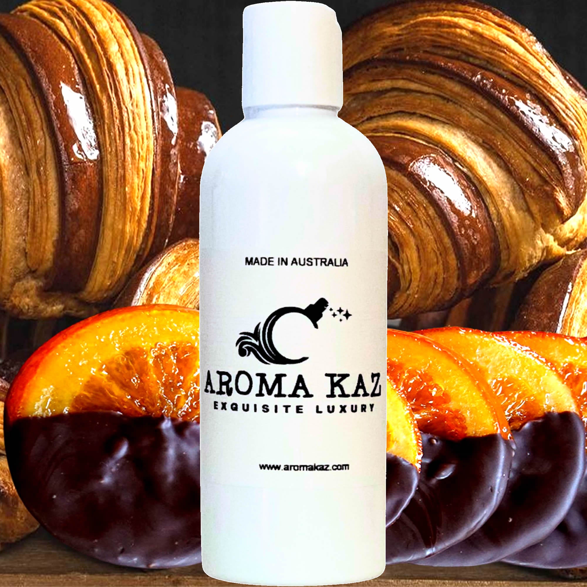 Choc Orange Croissants Body Wash/Shower Gel/Bubble Bath Plant Based Vegan Cruelty Free