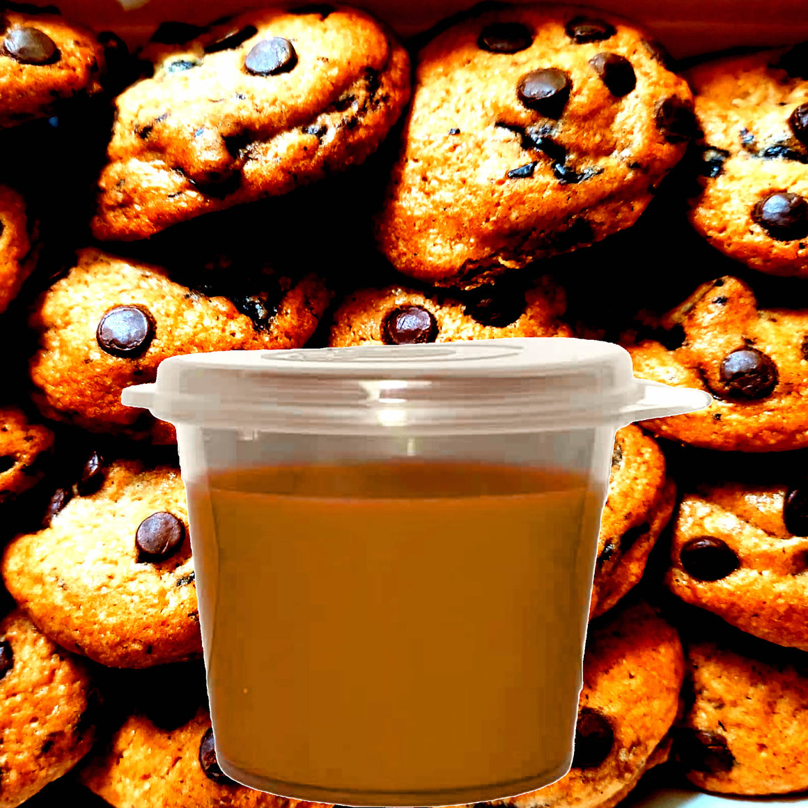 Choc Chip Cookies Soy Candle Melt Shot Pots – Plant-Based, Vegan, Cruelty-Free, Hand-Poured