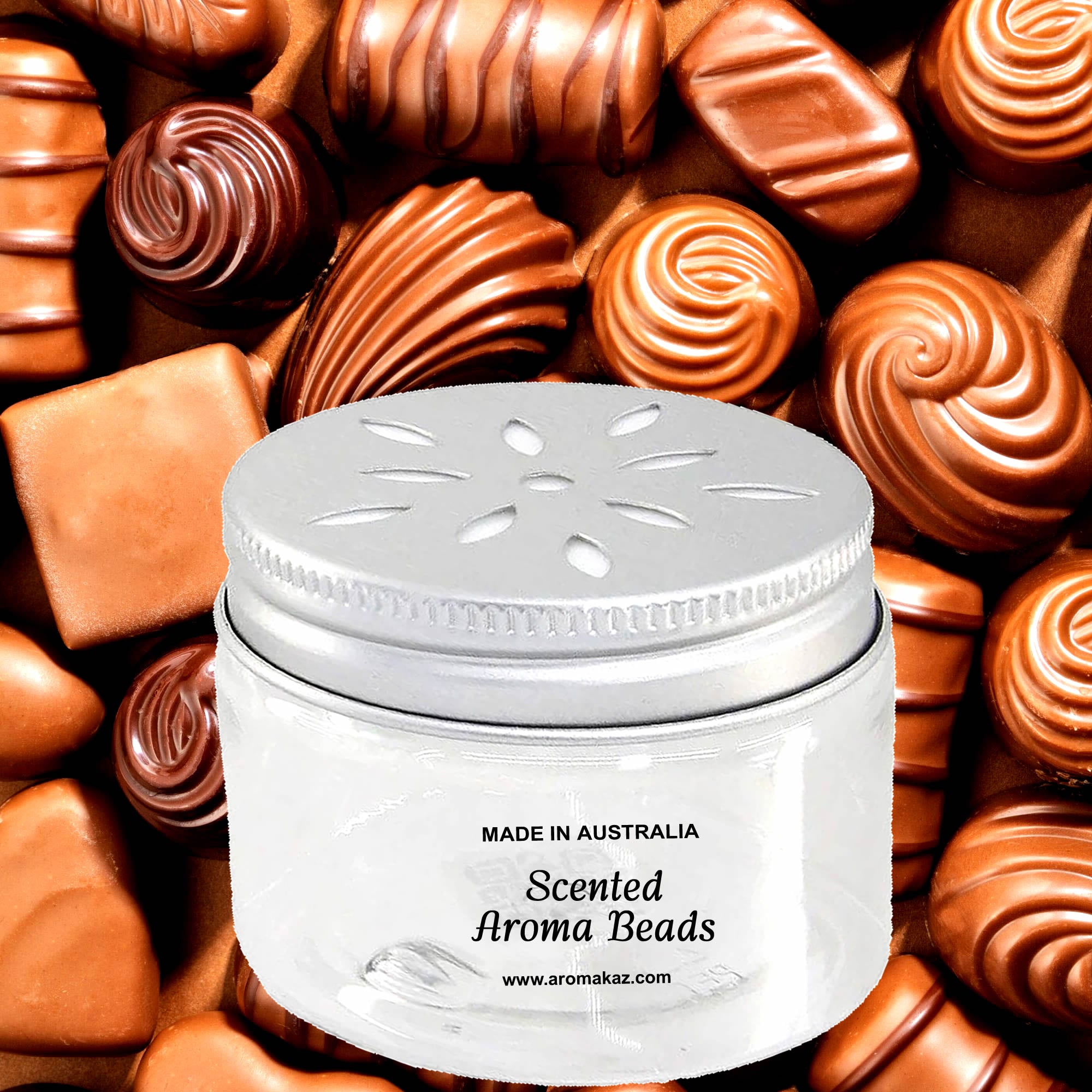 Chocolate Air Freshener Aroma Beads - Room, Car, Pantry, Pet Areas, Linen