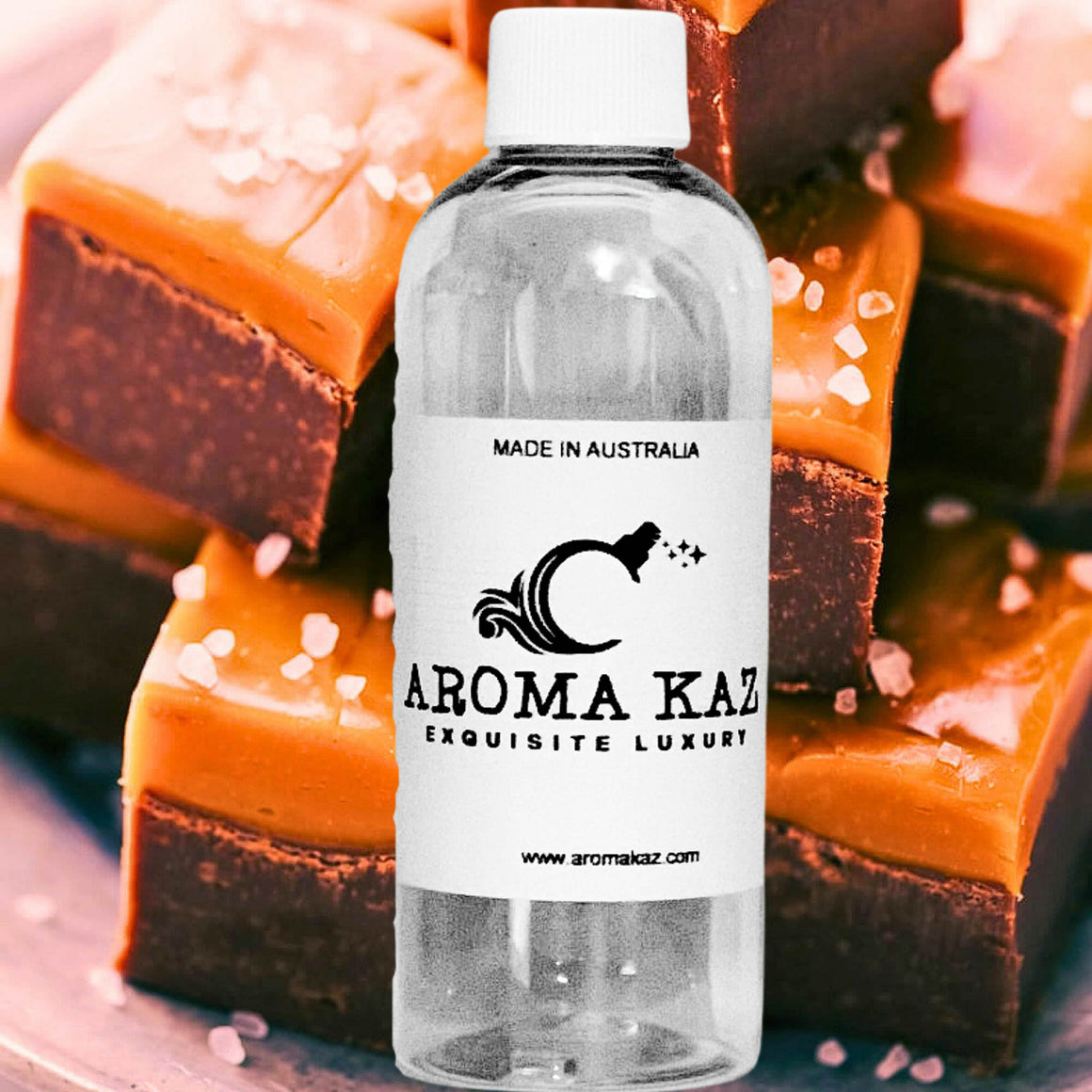 Chocolate Caramel Fudge fragrance oil for candle making, soap making and perfume blending – vegan, cruelty-free featuring decadent chocolate and caramel fudge fragrance, handmade in Australia.